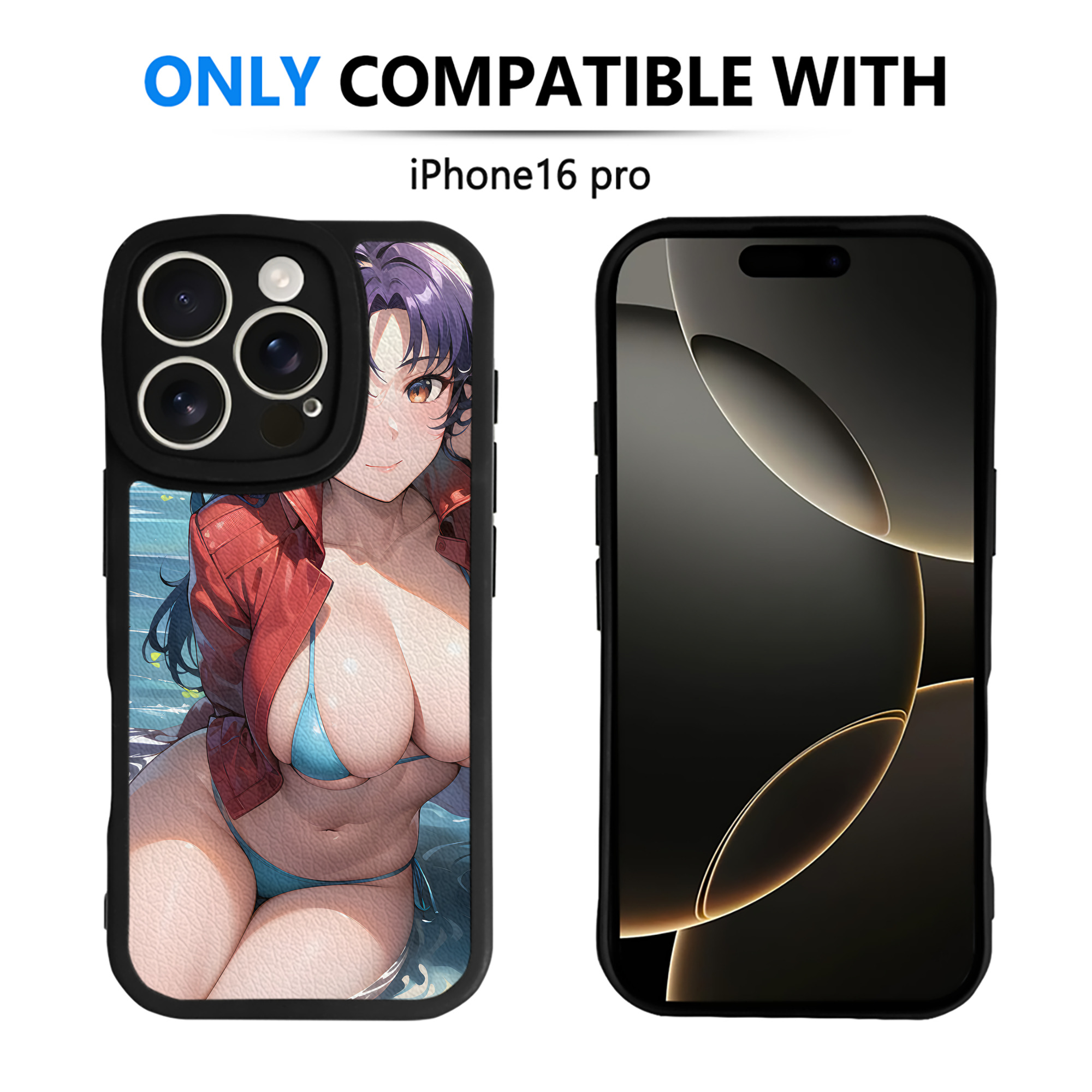 （画像用） EVA 新世紀エヴァンゲリオン 【iPhone 16シリーズ対応】シリコンスマホケース（レザー調） 材質：シリコン